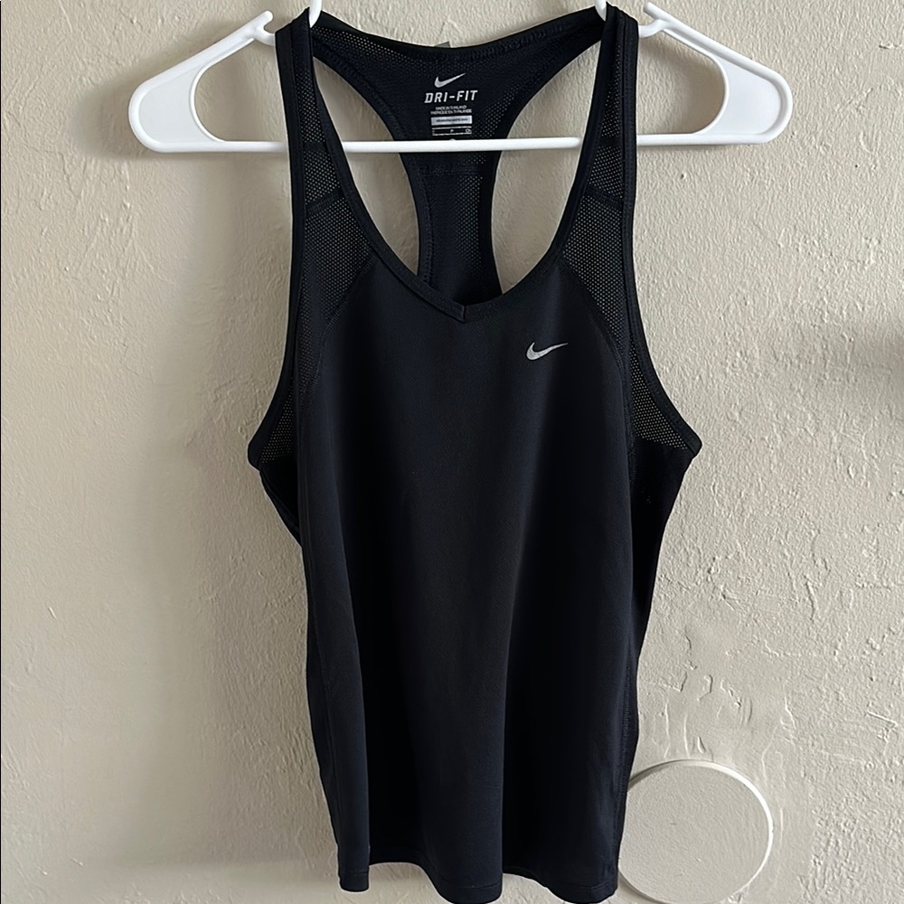 Nike Women's Black Dri-FIT Tank Top